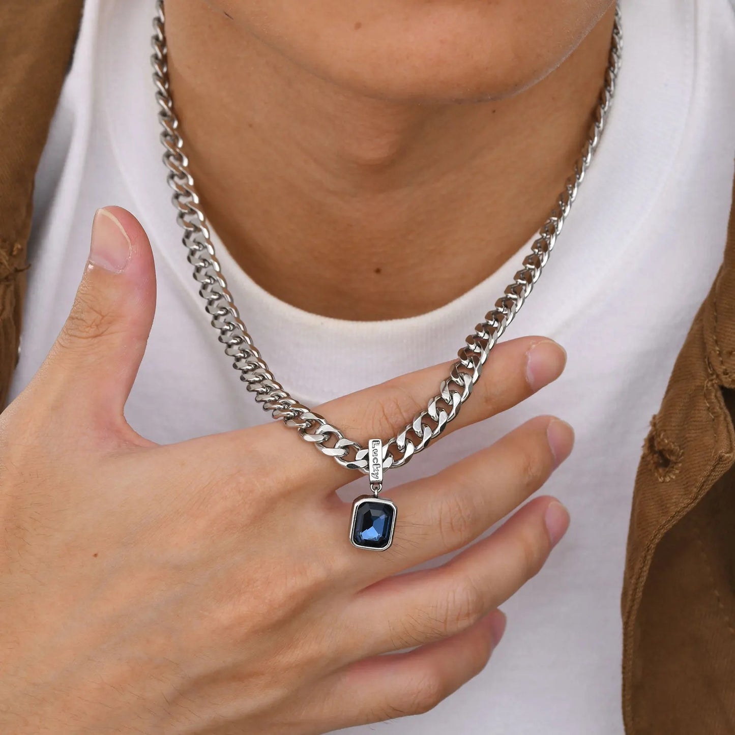 Velouré Sapphire Chain Set