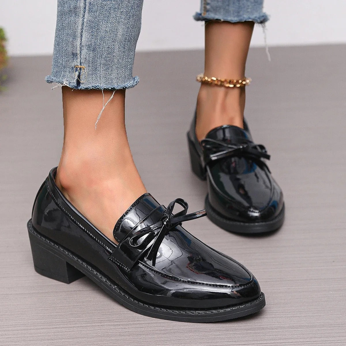 Ava York Bow Loafers
