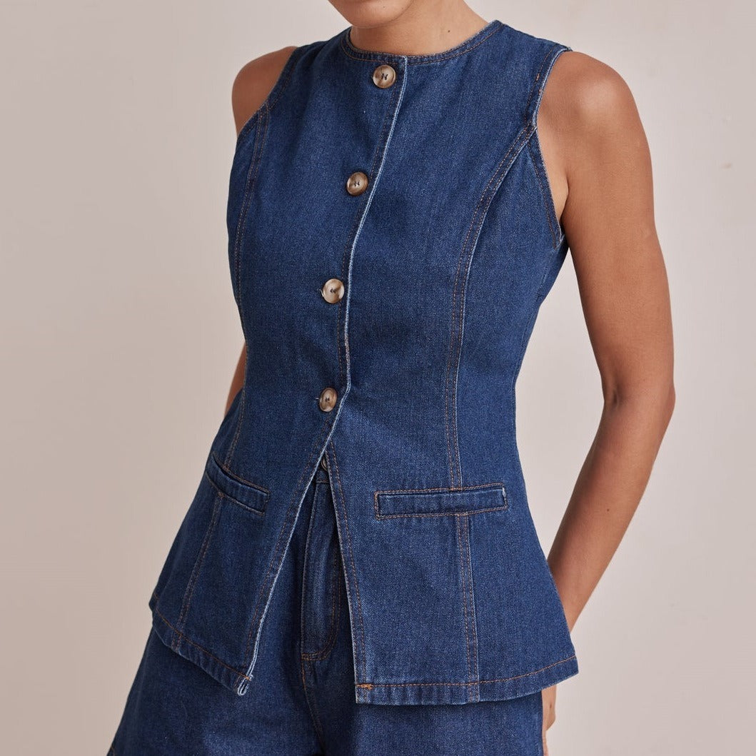 Ava Greene Cinch Denim Set