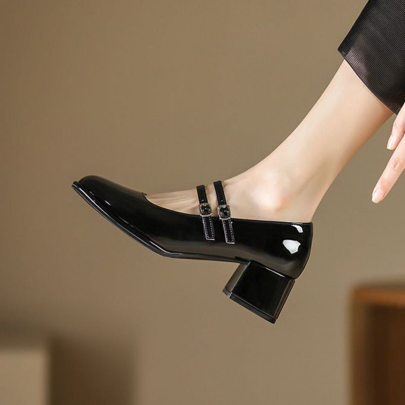 Monroe Mary Jane Low-Mid Heels