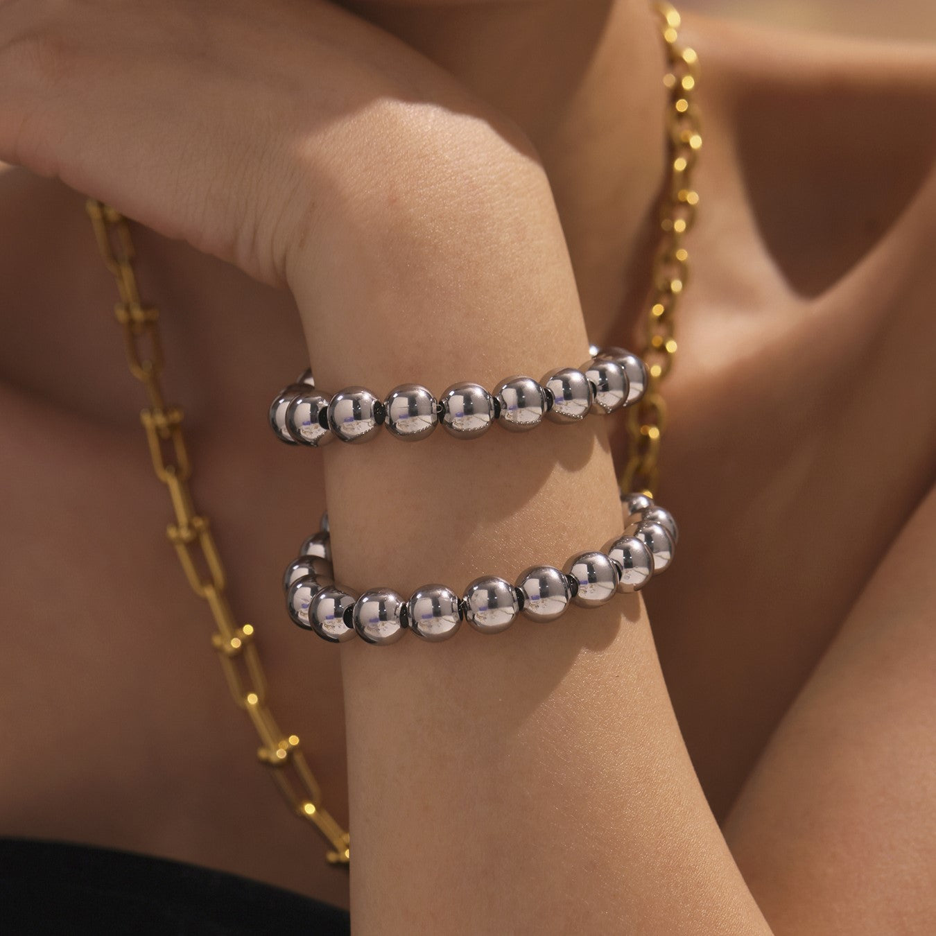 Velouré Sol Layer Bracelet