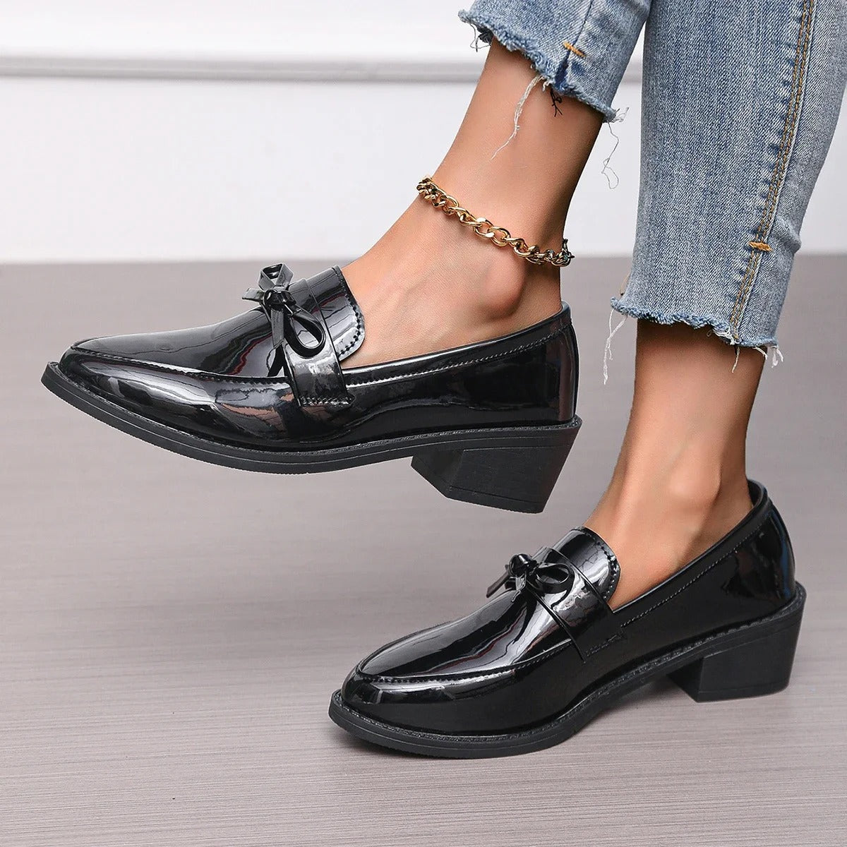 Ava York Bow Loafers