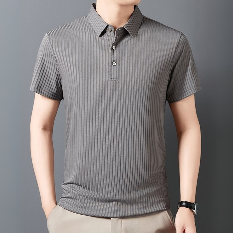 Victor Grey Ice Rib Polo