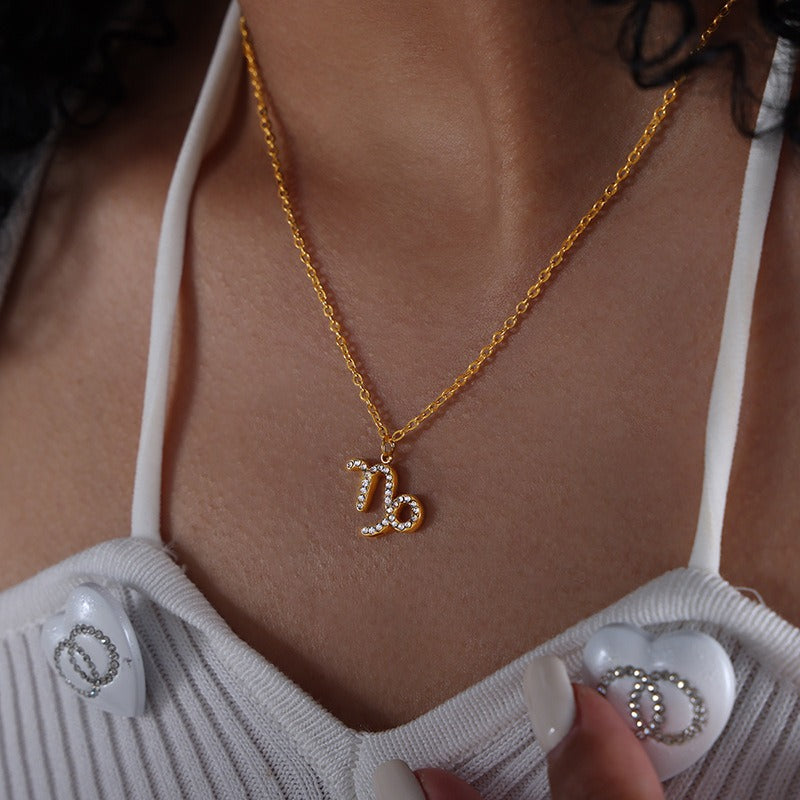 Velouré Zodiac Necklace