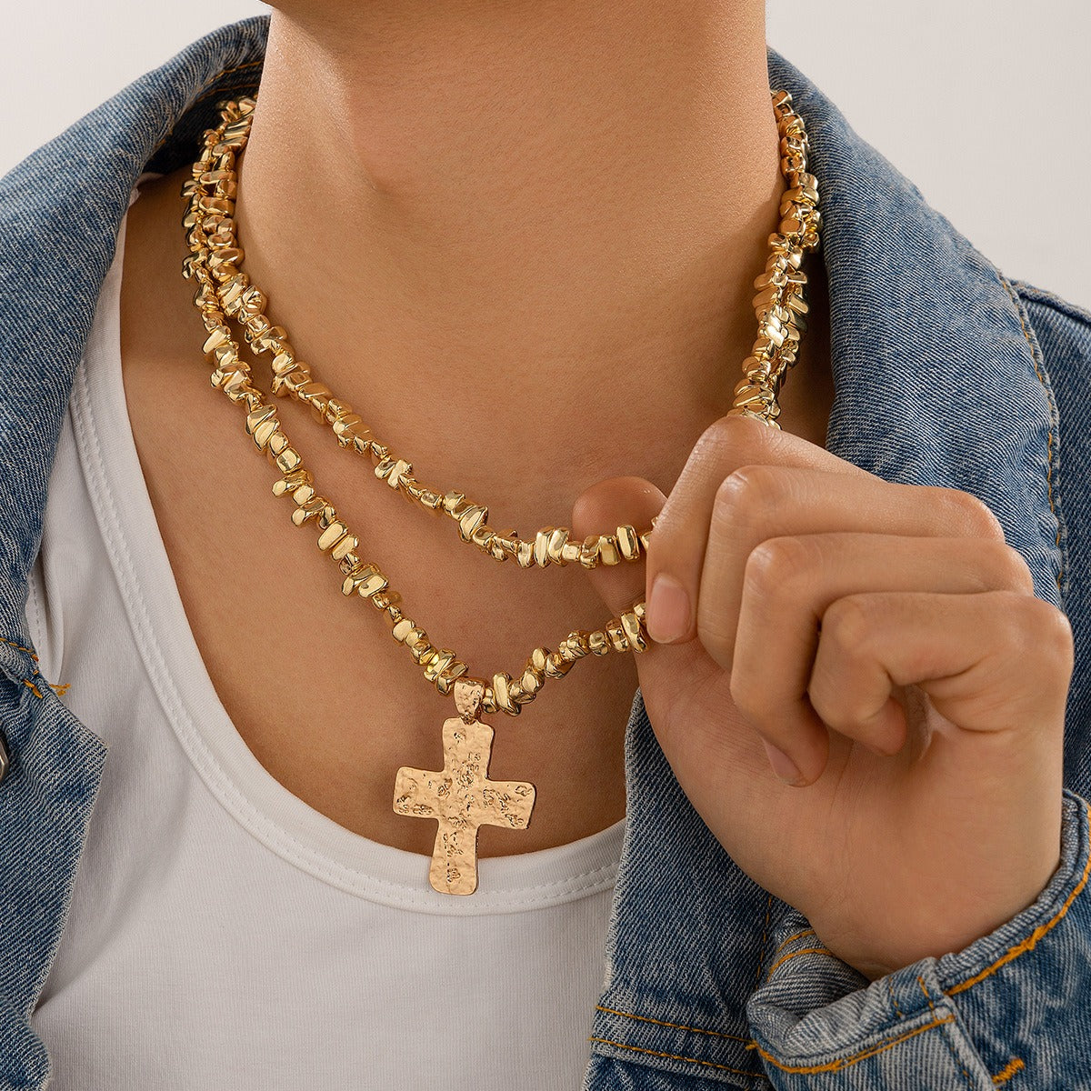 Velouré Roma Cross Chains