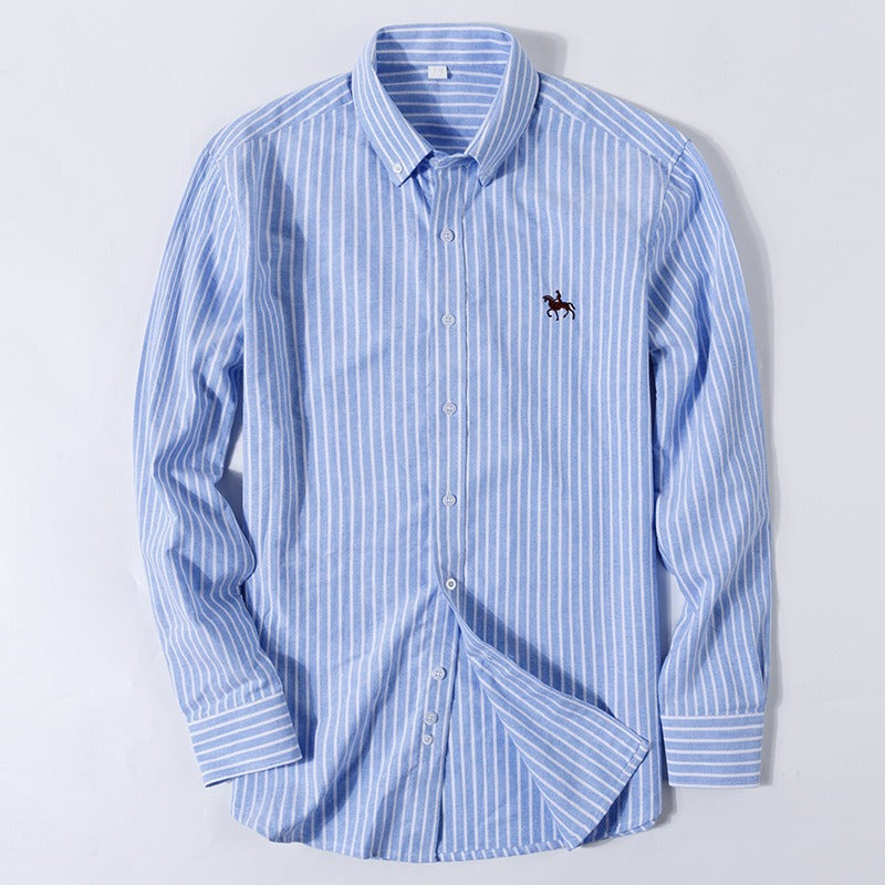 Hugo Harrison Horseman Striped Dress Shirt