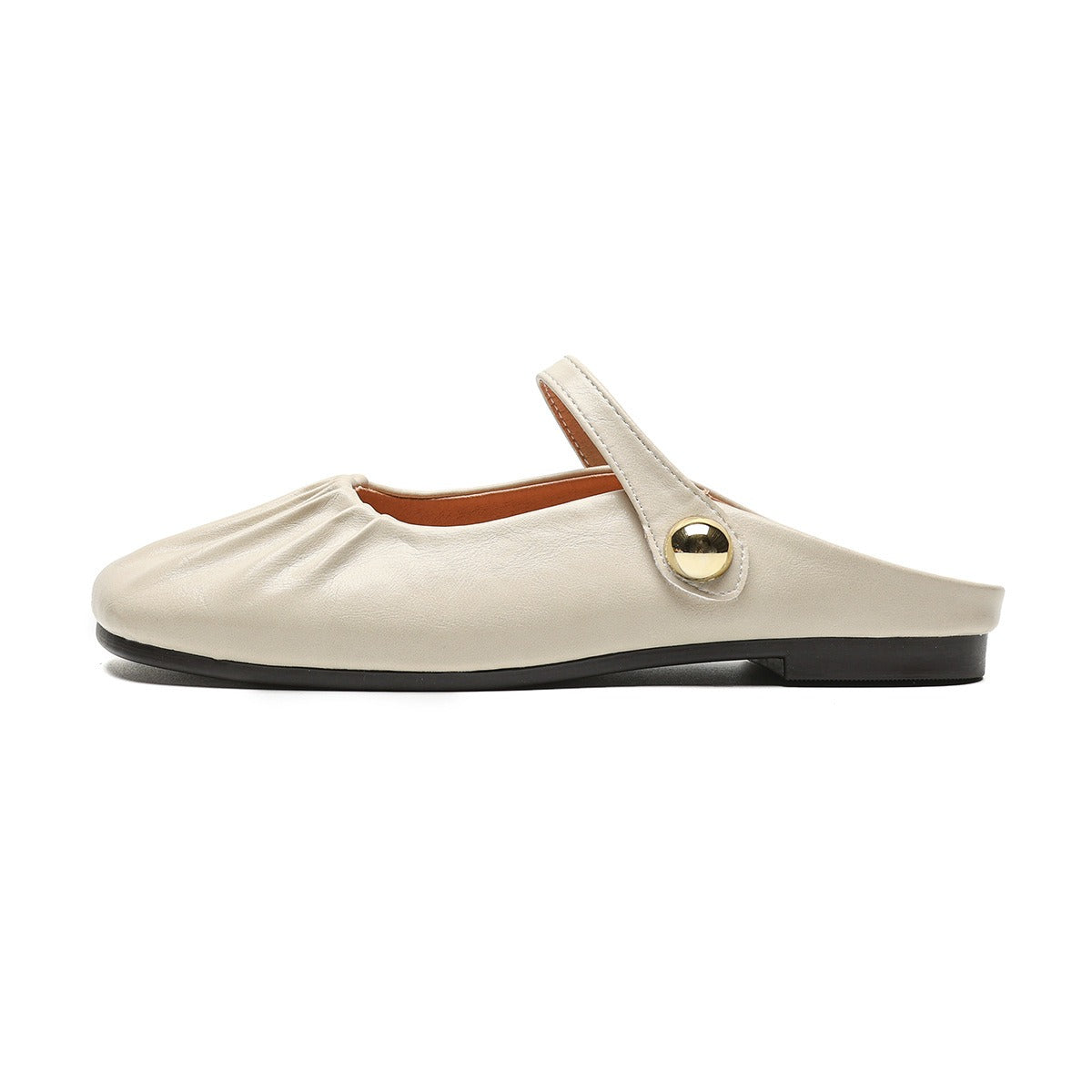 Ava Greene Creased Slip-Ons