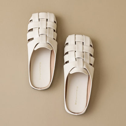 Ava Greene Woven Slip-Ons