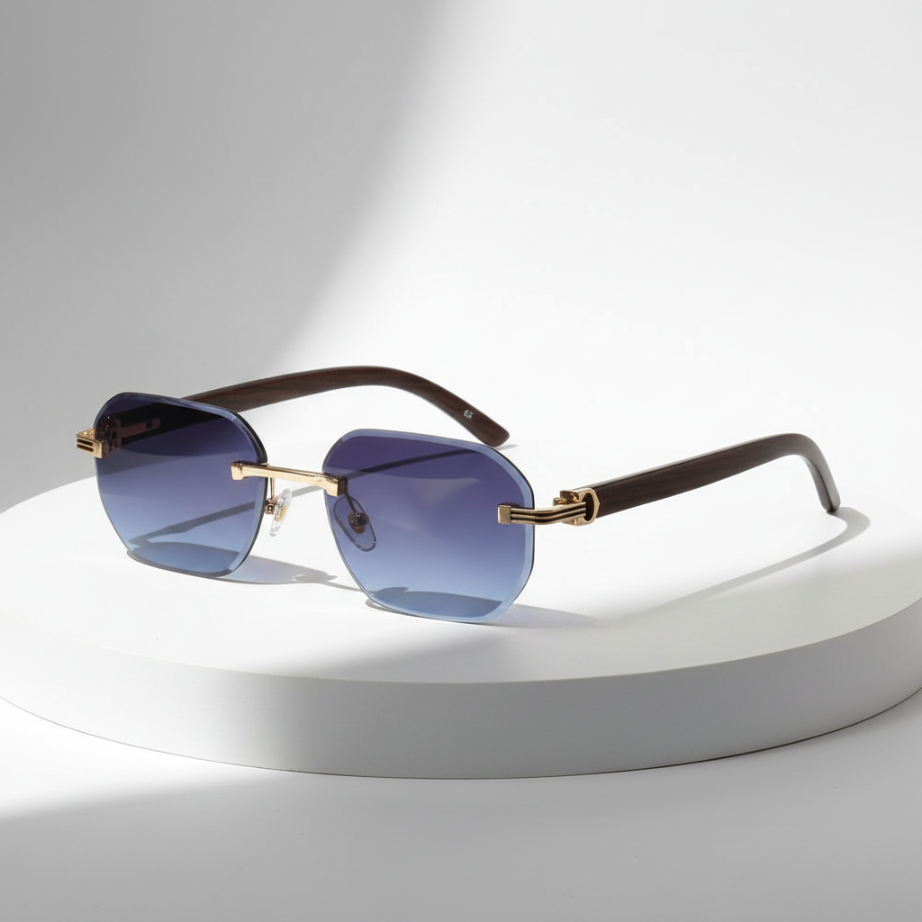 Velouré Rimless Mahogany Shades