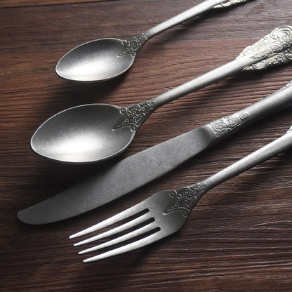 Château Oaks Royal Matte Silverware Set