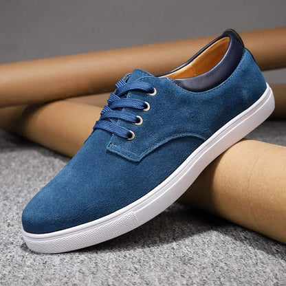 Victor Grey Suede Oxfords