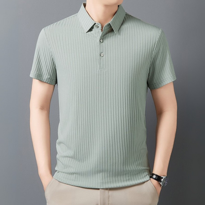 Victor Grey Ice Rib Polo