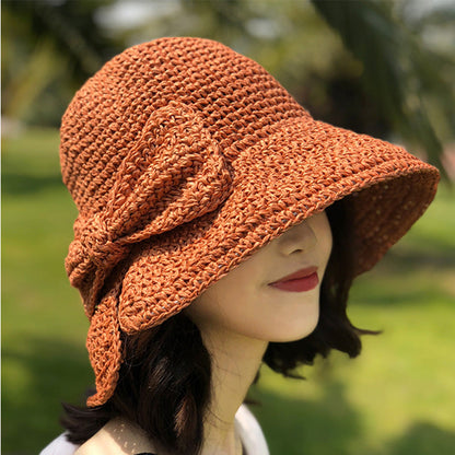 "Le Voyageur" Elegant Bowknot Sunhat