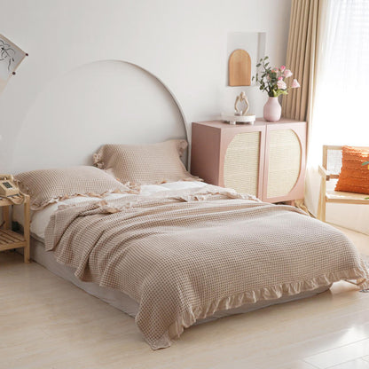 Élan Home Waffle Blanket Set