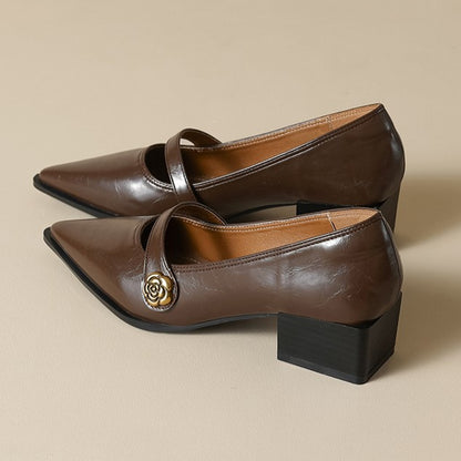 Ava Greene Rosé Slip-Ons