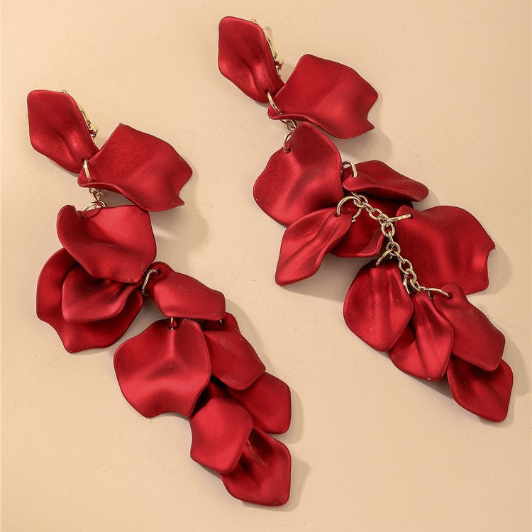 Velouré Cascading Petal Earrings