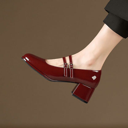 Monroe Mary Jane Low-Mid Heels