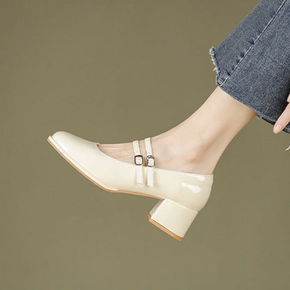 Monroe Mary Jane Low-Mid Heels