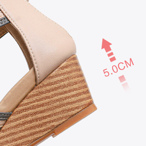 Élise Bohemian Summer Wedge Sandals