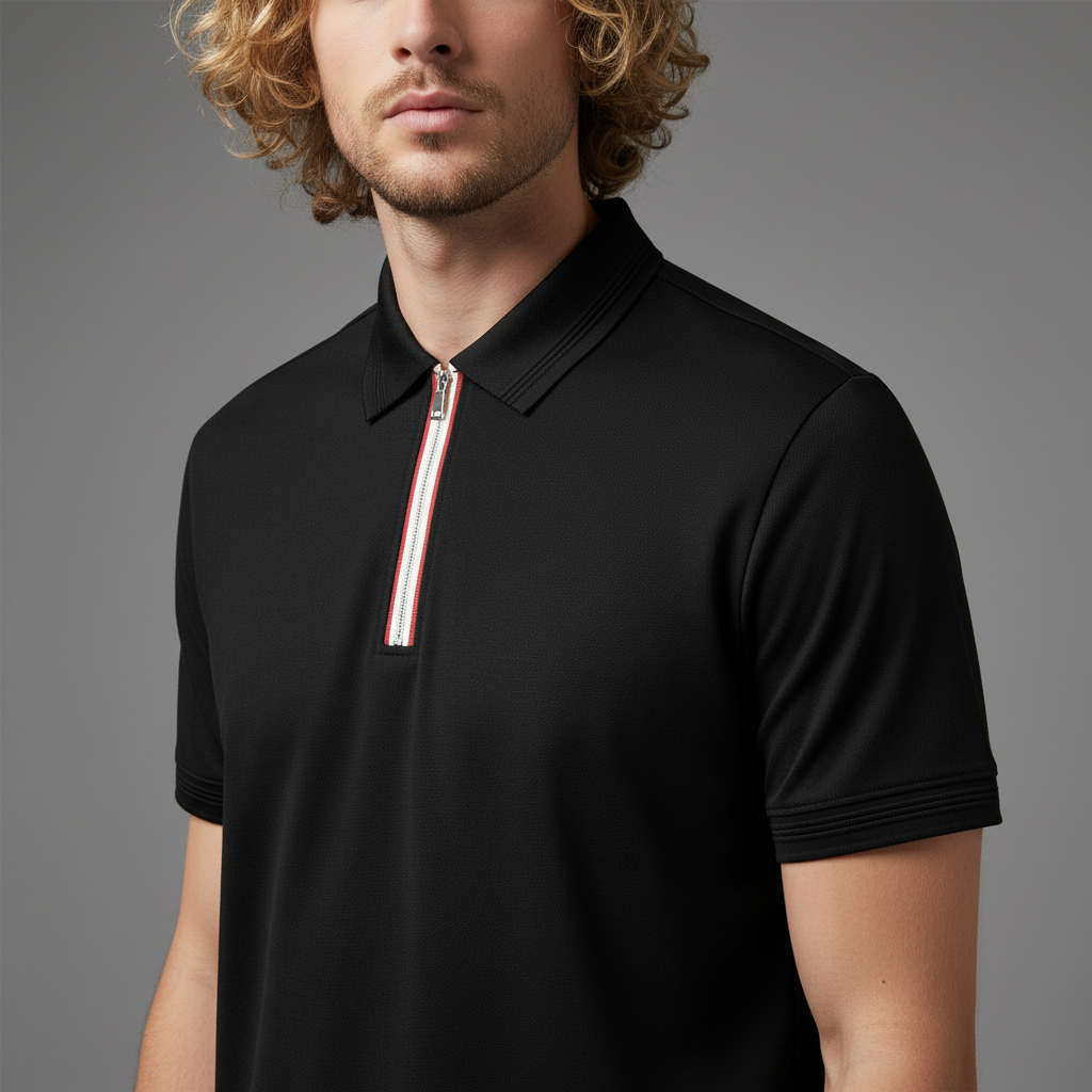 Donovan Cotton Blend Straight Polo