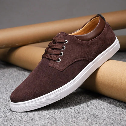 Victor Grey Suede Oxfords