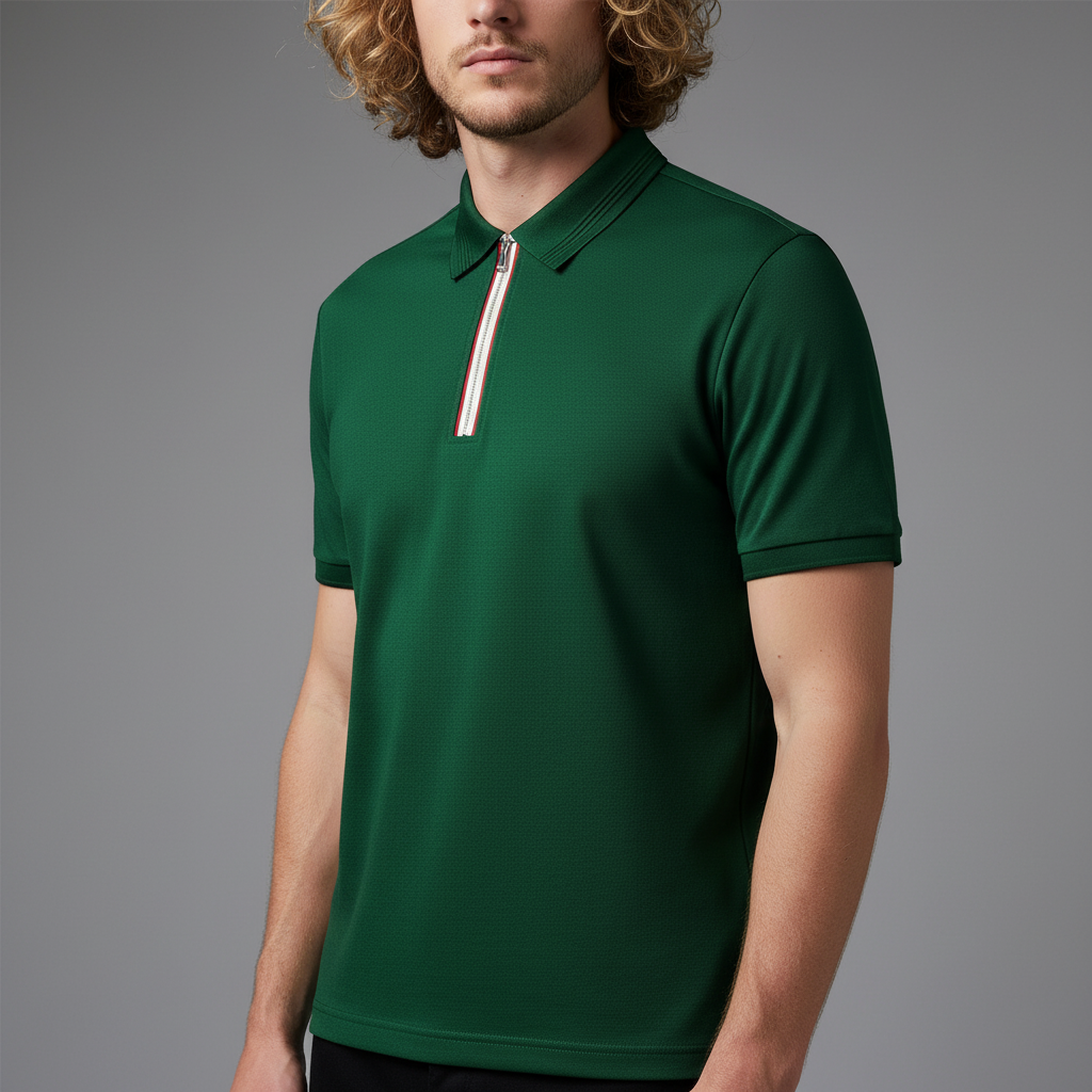 Donovan Cotton Blend Straight Polo