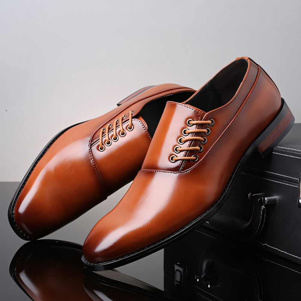 Victor Grey Lace Oxfords