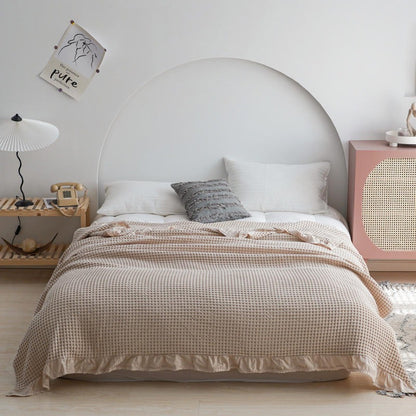 Élan Home Waffle Blanket Set