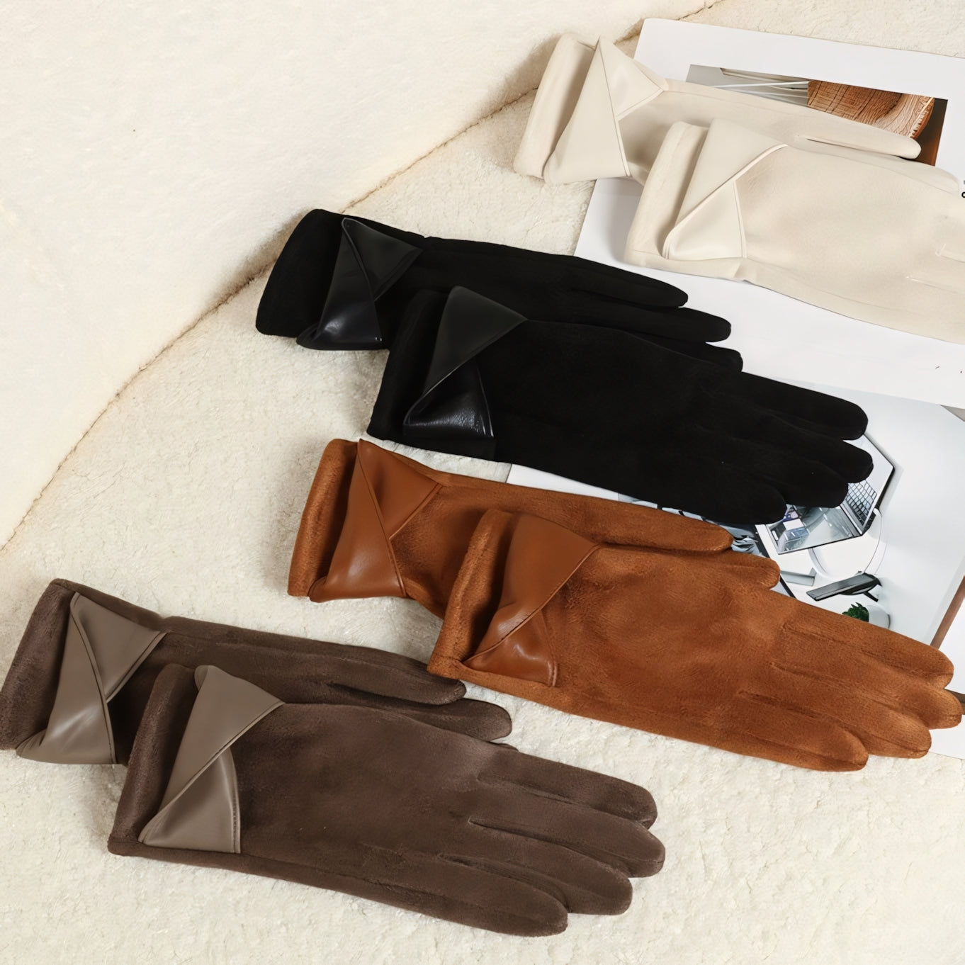 Monroe Jockey Luxury Suede Gloves