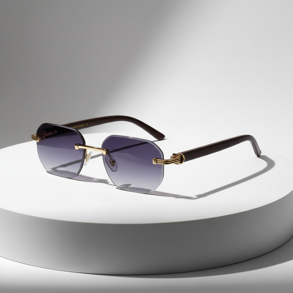 Velouré Rimless Mahogany Shades