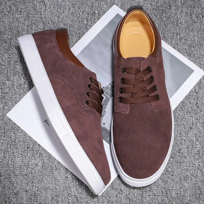 Victor Grey Suede Oxfords