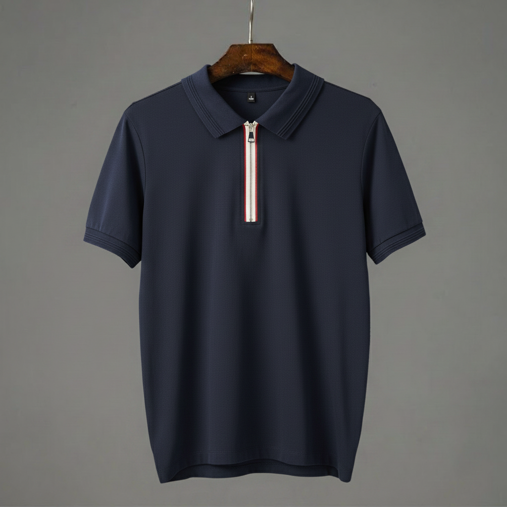 Donovan Cotton Blend Straight Polo