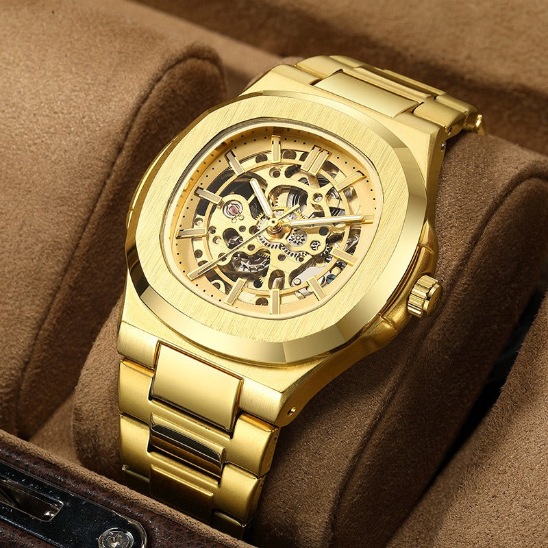 Velouré Skeleton Watch