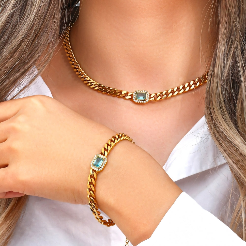 Velouré Radiant Cuban Link