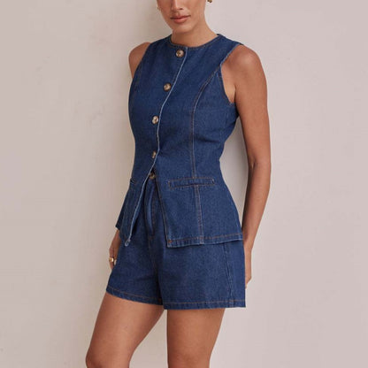 Ava Greene Cinch Denim Set