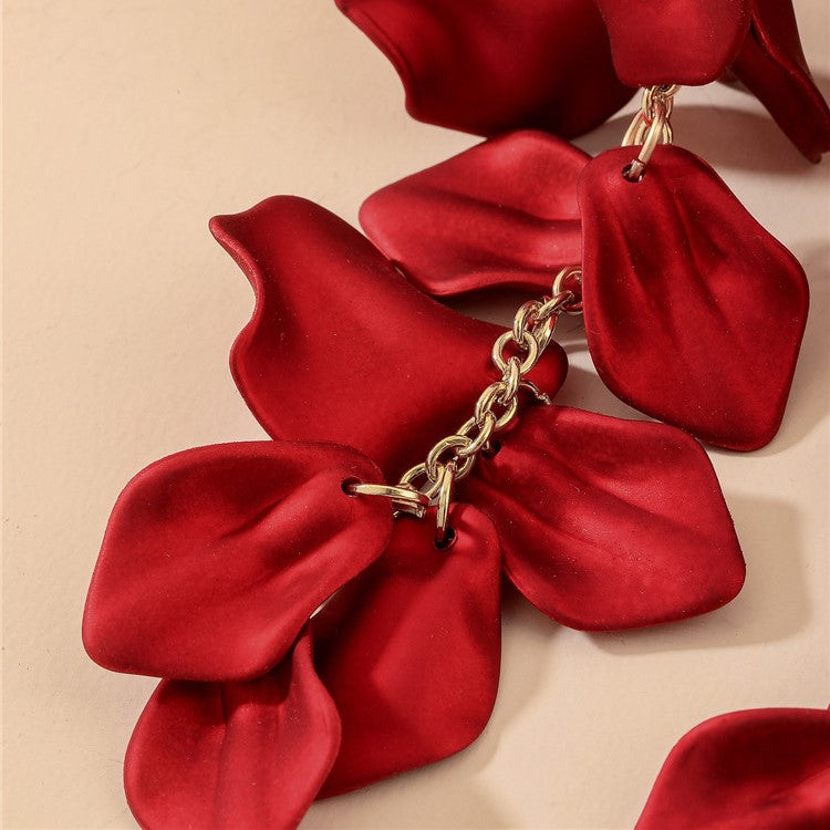 Velouré Cascading Petal Earrings