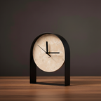 Minimal Stone Wabi-Sabi Clock