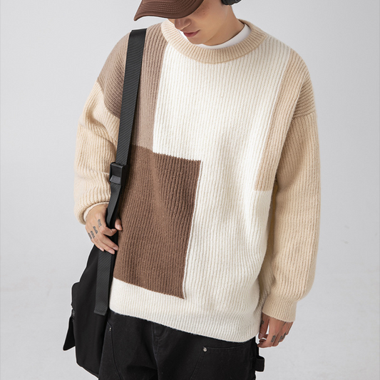 Mitchell™ Contrast Patches Sweater