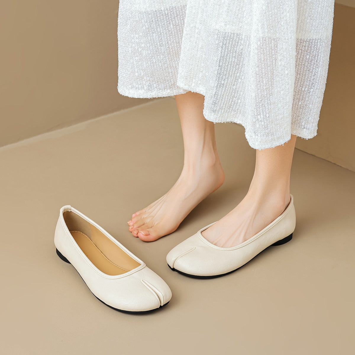 Ava Greene Tabi Slip-Ons