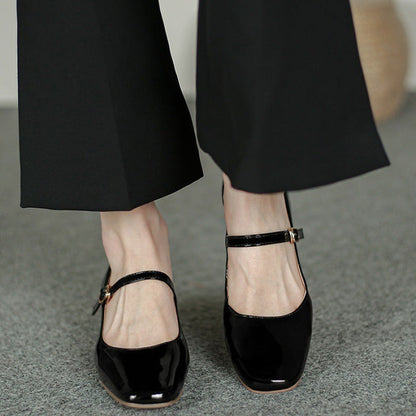 Monroe Mary Jane Low-Mid Heels