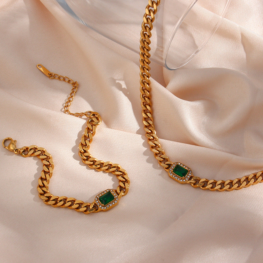 Velouré Radiant Cuban Link