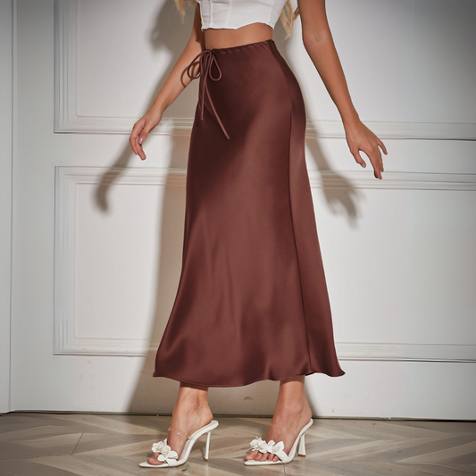 Sukia Satin Maxi Skirt