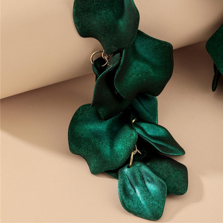 Velouré Cascading Petal Earrings