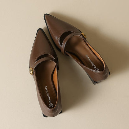Ava Greene Rosé Slip-Ons