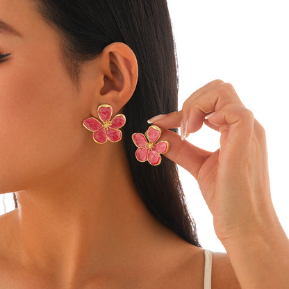 Velouré Golden Fleur Earrings