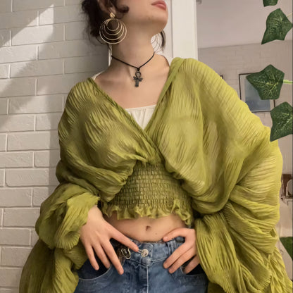 Velvéra Billow Sleeve Top