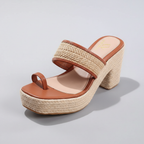 Élise Square Toe Hemp Mule