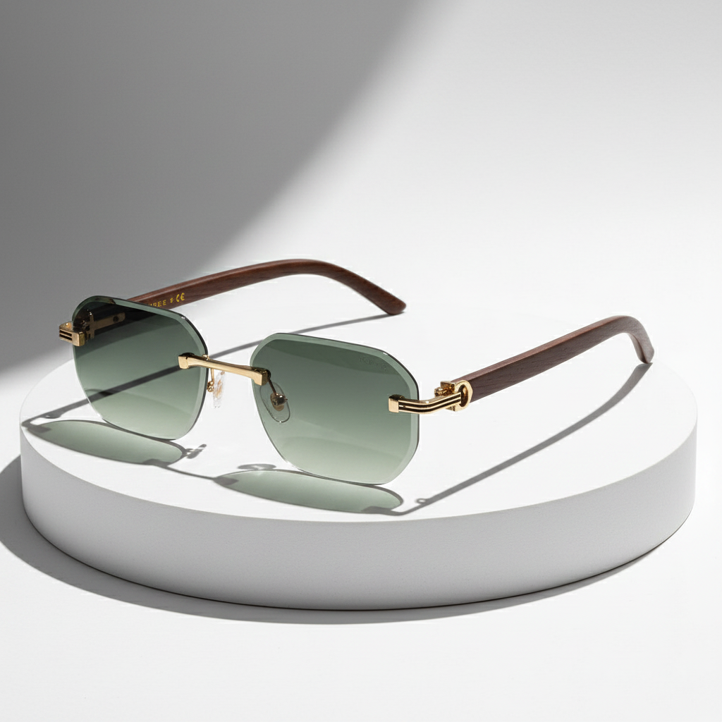 Velouré Rimless Mahogany Shades