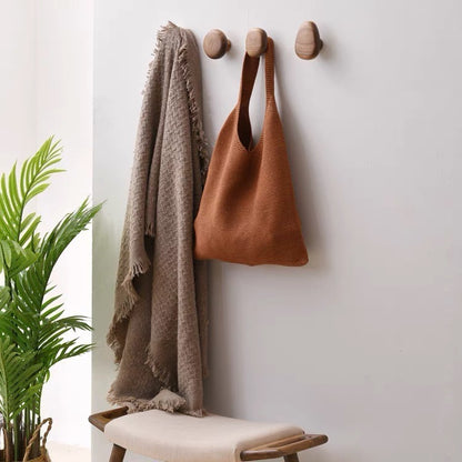 Élan Home Walnut Knob Hangers