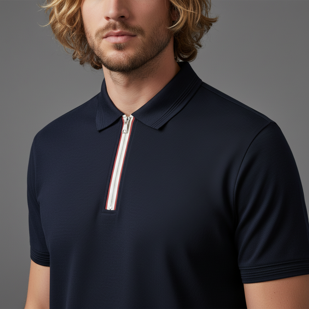 Donovan Cotton Blend Straight Polo